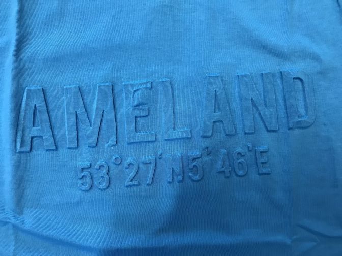 T-shirt Blauw - webshop VVV Ameland